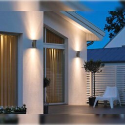 Long Life Lamps Company Black Outdoor Double Wall Light Cone Shape Zlc313 - thumbnail 6