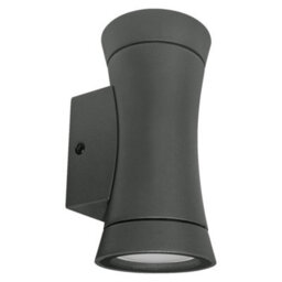 Long Life Lamps Company Black Outdoor Double Wall Light Cone Shape Zlc313 - thumbnail 1