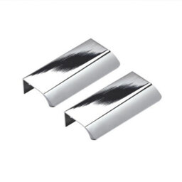 Homestylestore 600 X 650mm Light Grey Wall Mounted Mirrored Door Bathroom Cabinet And Chrome Finger Pull Handles - thumbnail 2