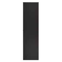 Genoa Ready Assembled Contemporary Matt Black Tall Double Wardrobe (H)1960mm (W)740mm (D)520mm - thumbnail 7