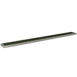 Berkfield Gabion Raised Bed Galvanised Steel 1000X100X20 Cm - thumbnail 1