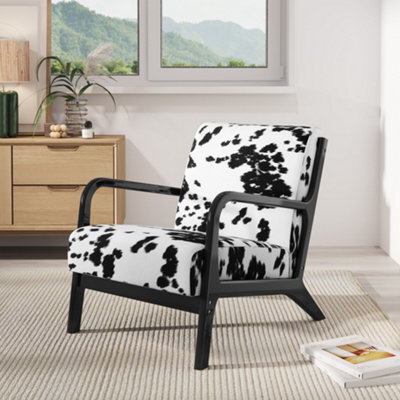 Darphe Velvet Upholstered Armchair For Home - image 1