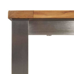 Berkfield Outdoor Dining Table Brown 90 X 90 X 75 Cm Solid Acacia Wood - thumbnail 9