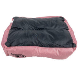 Actiaspet Faux Fur Pet Bed Pink/grey Small - thumbnail 6