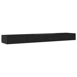 Berkfield Bed Drawers Black 200X36,5X16,5 Cm Engineered Wood - thumbnail 8
