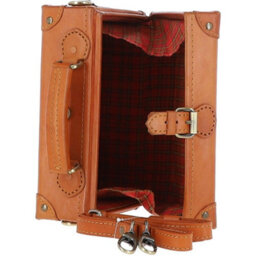 Ashwood Leather Trinket Box Tan-(L) 25.5 Cm X (H) 15.5 Cm X (W) 12 Cm - thumbnail 2