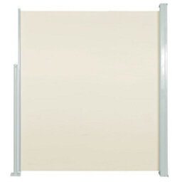 Walplus Retractable Side Awning Garden Sun Shade Canopy Gazebo For Back Door, Porch, Patio 140 X 300 Cm Cream - thumbnail 2