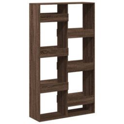 Berkfield Bookcase Brown Oak 100X33X175 Cm Engineered Wood - thumbnail 6