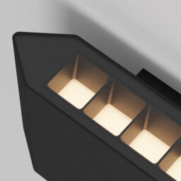 Luminosa Lighting Luminosa Pull Outdoor Up Down Wall Lamp Graphite 3000K 400Lm Ip54 - thumbnail 2