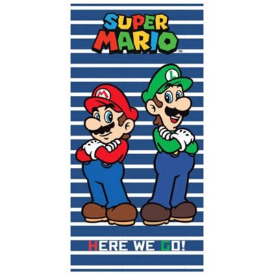 Super Mario Towel Blue/red/green (140Cm X 70Cm) - image 1