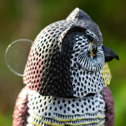 Woodside Large Realistic Bird/pigeon/crow Owl Decoy With Rotating Head - thumbnail 3