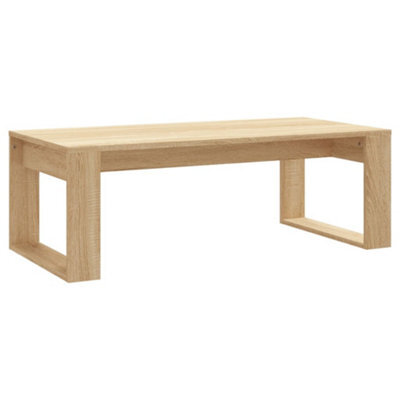 Berkfield Modern Coffee Table Sonoma Oak 102X50X35 Cm Engineered Wood - image 1