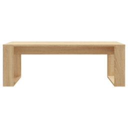 Berkfield Modern Coffee Table Sonoma Oak 102X50X35 Cm Engineered Wood - thumbnail 4
