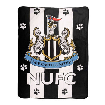 Newcastle United Fc Dog Blanket Black/white (101Cm X 76Cm) - image 1