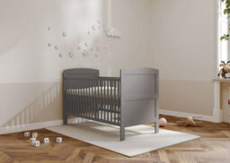 VICULII Reggie Baby Cot Bed In Grey Only - thumbnail 1