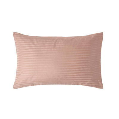 Homescapes Taupe Beige Egyptian Cotton Satin Stripe Housewife Pillowcase 330 Tc - image 1