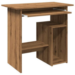 Berkfield Desk Artisan Oak 80X45X74 Cm Engineered Wood - thumbnail 7