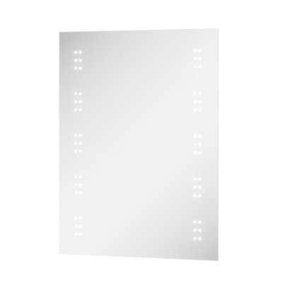 Plum&clay Violet Battery Powered Rectangular Led Battery Mirror (W)50Cm (H)70Cm - image 1