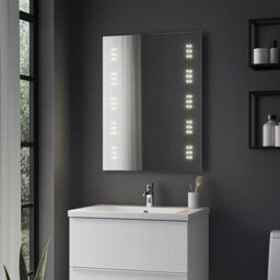Plum&clay Violet Battery Powered Rectangular Led Battery Mirror (W)50Cm (H)70Cm - thumbnail 4