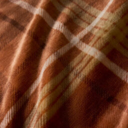 OHS Autumn Check Sherpa Fleece Thermal Duvet Cover Bedding Set, Superking - thumbnail 4