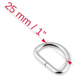 "SolaDirect 30 Pcs Buckles Set For 25 mm / 1"" Webbing Strap, 30 X D Rings, Metal, Silver, Bag Making, Accessories, Straps, Diy, Crafts" - thumbnail 3