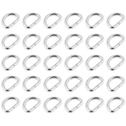 "SolaDirect 30 Pcs Buckles Set For 25 mm / 1"" Webbing Strap, 30 X D Rings, Metal, Silver, Bag Making, Accessories, Straps, Diy, Crafts" - thumbnail 4