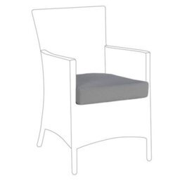 Beliani Outdoor Cushion Cover Set Italy Grey - thumbnail 1