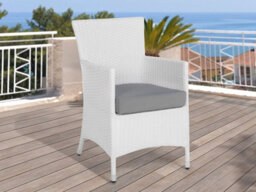 Beliani Outdoor Cushion Cover Set Italy Grey - thumbnail 2