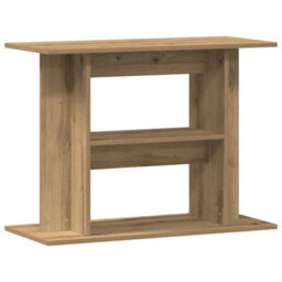 Walplus Artisan Oak Aquarium Stand 80X35X60Cm Engineered Wood Fish Tank Cabinet - thumbnail 2