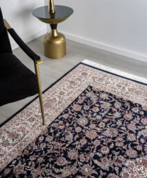 MiHOMEUK Minyatur Premium Quality V0219A Navy Abstract Modern Turkish Area Rug - 160 X 230 Cm - thumbnail 2