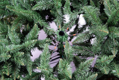 Shatchi 6Ft Californian Boulder Bushy Look Luxurious Forest Green Artificial Christmas Tree - image 1