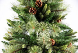 Shatchi 6Ft Californian Boulder Bushy Look Luxurious Forest Green Artificial Christmas Tree - thumbnail 5