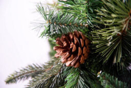 Shatchi 6Ft Californian Boulder Bushy Look Luxurious Forest Green Artificial Christmas Tree - thumbnail 8