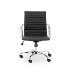 Julian Bowen Gio Black & Chrome Office Chair - thumbnail 3