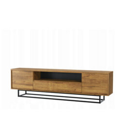 Creative Furniture Rift Loft Tv Unit 200Cm - Dark Oak - thumbnail 8