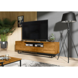 Creative Furniture Rift Loft Tv Unit 200Cm - Dark Oak - thumbnail 6