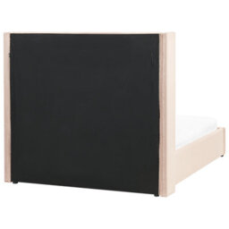 Beliani Ottoman Bed Velvet Lubbon 140 X 200 Cm (Eu Double) Beige - thumbnail 8