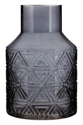 Orsina Dakota Dark Grey Glass Vase - image 1