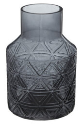 Orsina Dakota Dark Grey Glass Vase - thumbnail 2