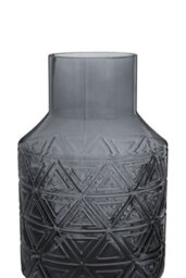 Orsina Dakota Dark Grey Glass Vase - thumbnail 3