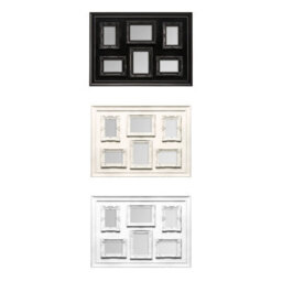 Orsina Black Contemporary 6 Photo Frame,plastic Image Holder,classic Wall Decor Frame,poster Frame For Gifting - thumbnail 2