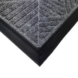 Primeur Flooring Grey Geo Diamond Door Mat, 90Cm X 60Cm - thumbnail 5