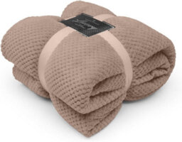 Gc Gaveno Cavailia Fluffy Pop Extra Large Throw 200X240Cm Oyster Soft & Cosy King Size Blanket Waffle Throw - thumbnail 1