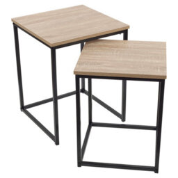 Urbn-Living 2 Industrial Nesting Side Tables - thumbnail 8