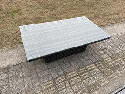 Fimous High Back Rattan Garden Furniture Corner Sofa Sets Adjustable Rising Table Dark Mixed Grey 9 Seater - thumbnail 7
