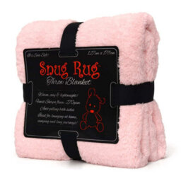 Snug Rug Blanket Luxury Sherpa Fleece Sofa Tv Throw Gift Blankets 127X178Cm - Pink Quartz - thumbnail 1