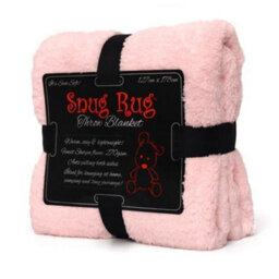 Snug Rug Blanket Luxury Sherpa Fleece Sofa Tv Throw Gift Blankets 127X178Cm - Pink Quartz - thumbnail 8