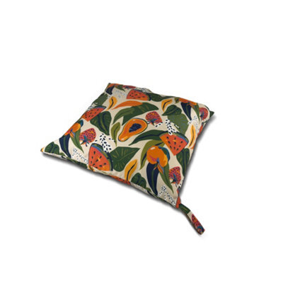 B Essentials Fruit Print Effect Indoor & Outdoor Floor Cushion (L)70Cm (W)70Cm - image 1