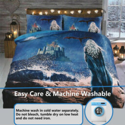 TheWhiteWater Limited Game Of Thrones Theme - Mother Of Dragons Bed Set - 3D Animal Printed Single Beddings Duvet Cover - thumbnail 3