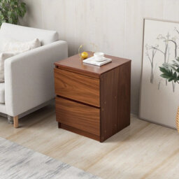 Modern Chest Of 2 Drawers Bedroom Furniture Storage Bedside - thumbnail 5